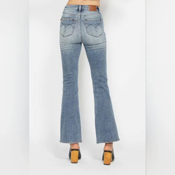 Judy Blue High Rise Tummy Control Classic Bootcut Jeans Long Inseam Various NEW