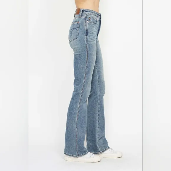 Judy Blue High Rise Tummy Control Classic Bootcut Jeans Long Inseam Various NEW