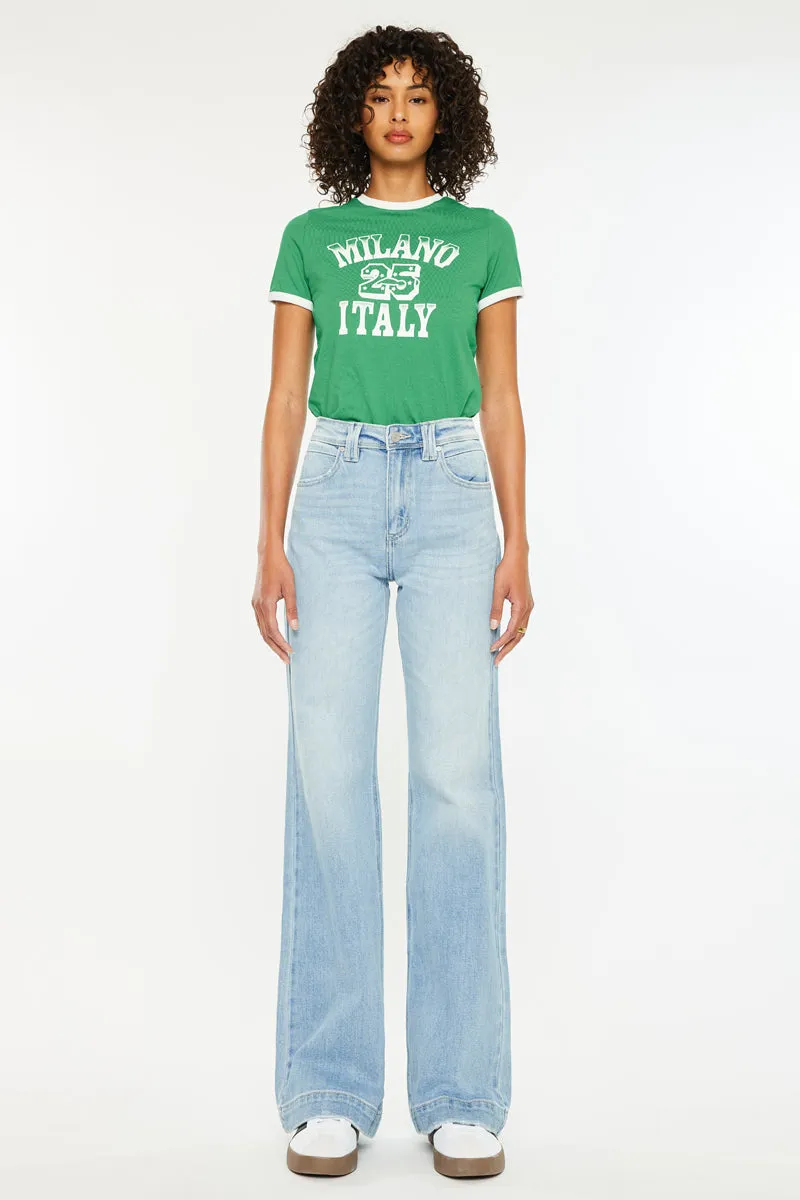 Juliany High Rise Holly Flare Jeans