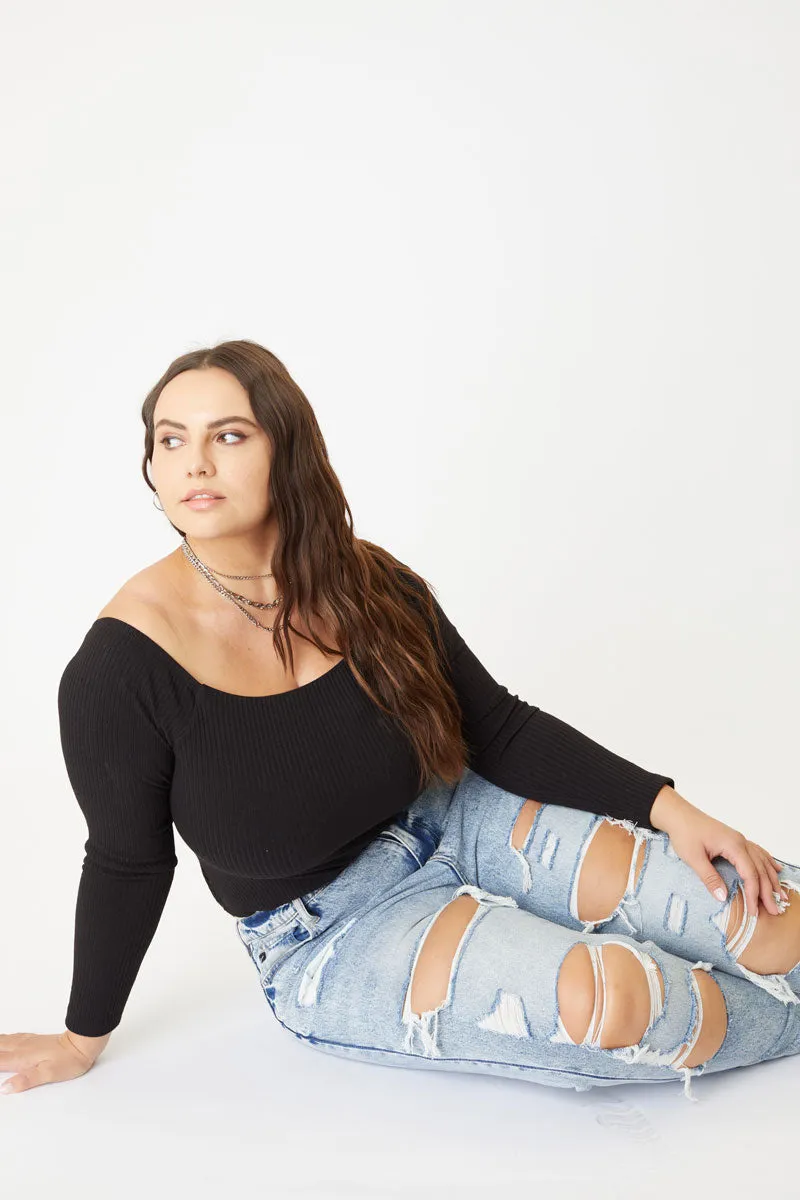 Juliet Ultra High Rise Mom Jeans (Plus Size)