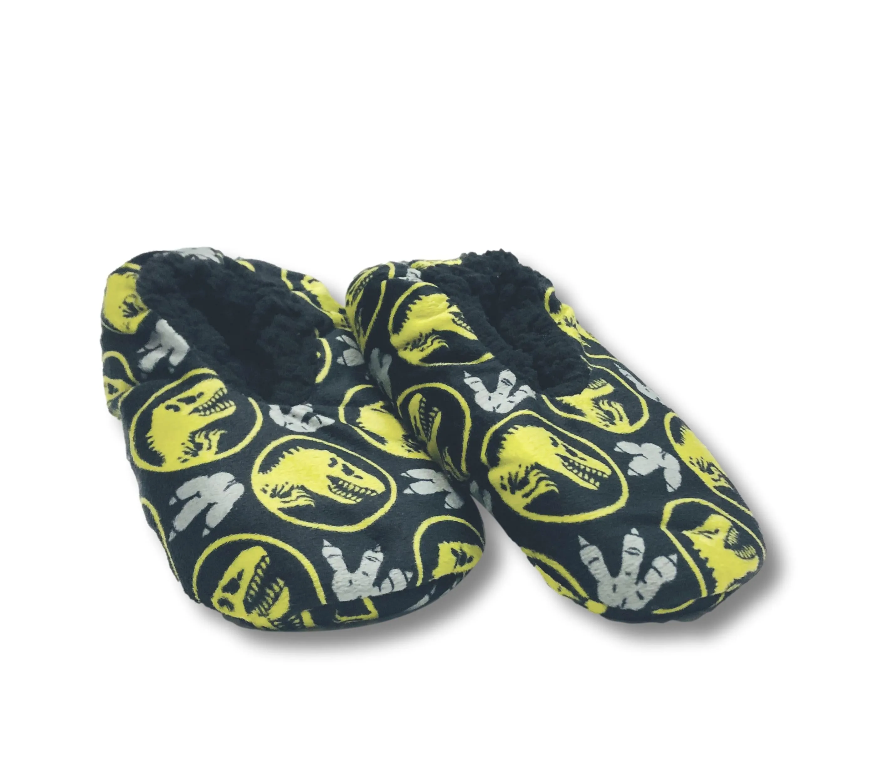 Jurassic World Boys Slippers Fuzzy Slipper Socks for Kids