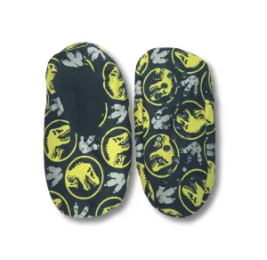 Jurassic World Boys Slippers Fuzzy Slipper Socks for Kids