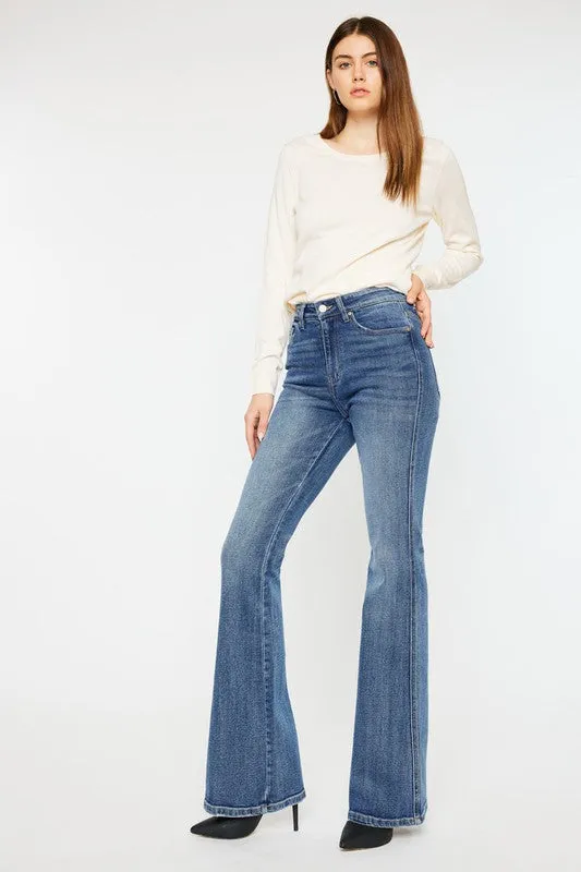 Kan Can High Rise Flare Jeans - KC7340M