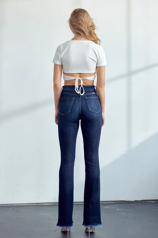 Kancan Boot Cut High Rise Jeans