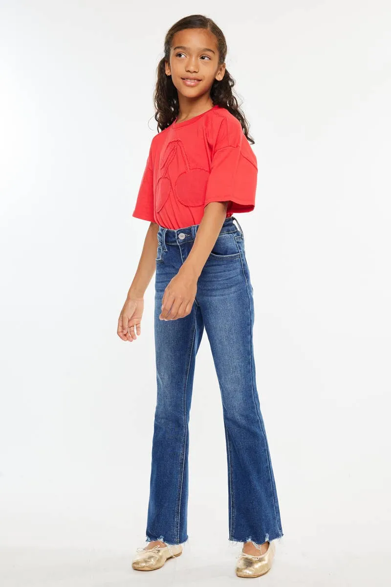 Kancan - Youth High Rise Bootcut Dark Wash
