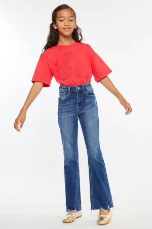 Kancan - Youth High Rise Bootcut Dark Wash