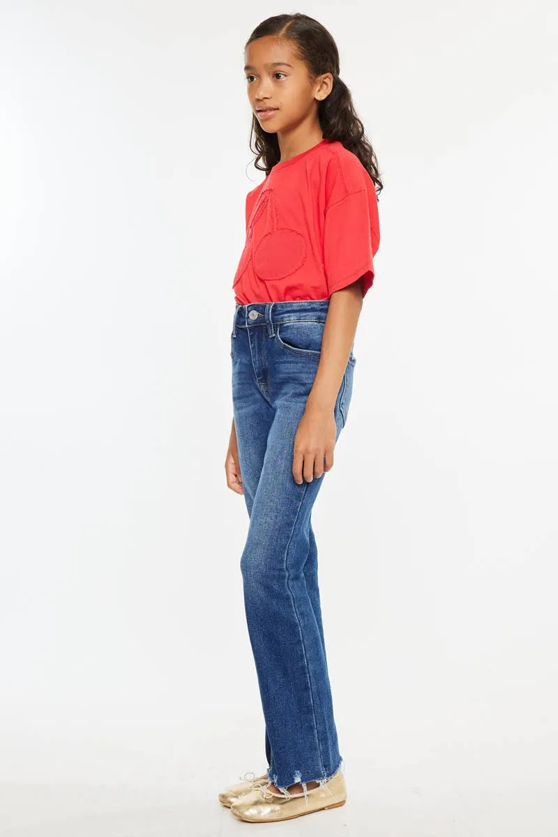 Kancan - Youth High Rise Bootcut Dark Wash