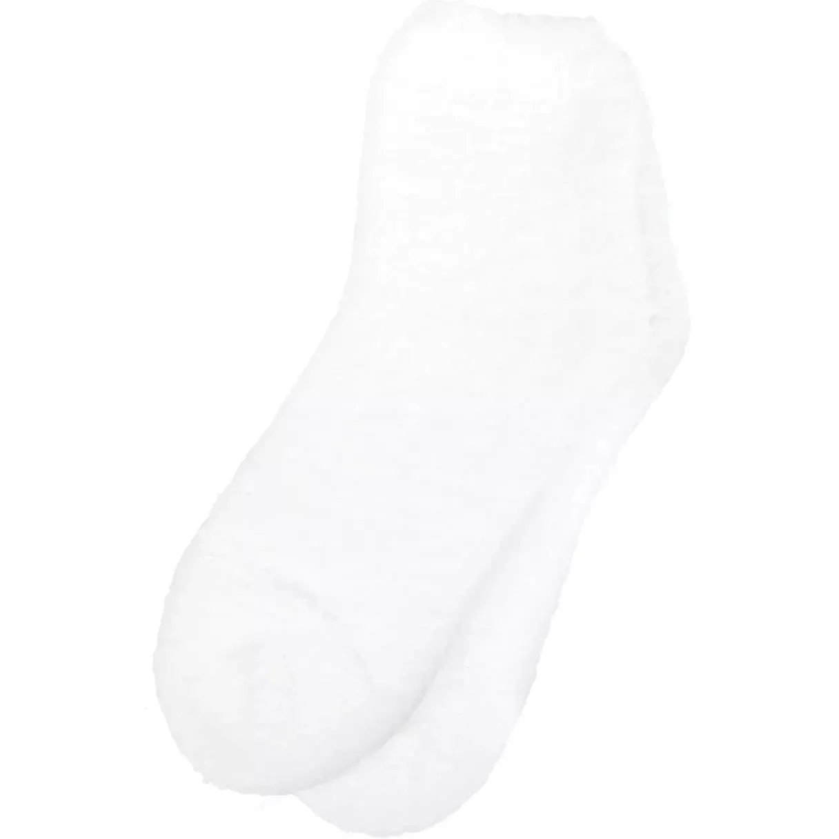 Kashwere Ultra Soft White Plush Spa Socks