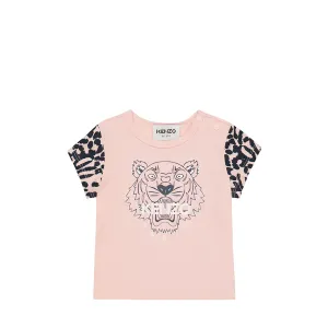 Kenzo Kids Toddler's Animal Print Sleeves Tiger T-Shirt