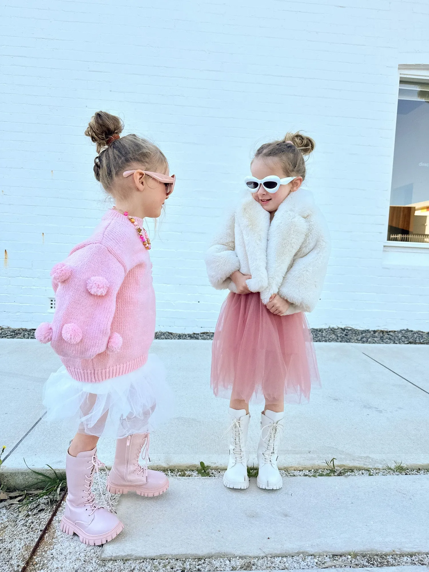 Kids Knee High Boots Floss