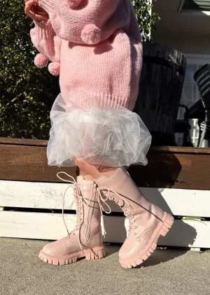 Kids Knee High Boots Floss