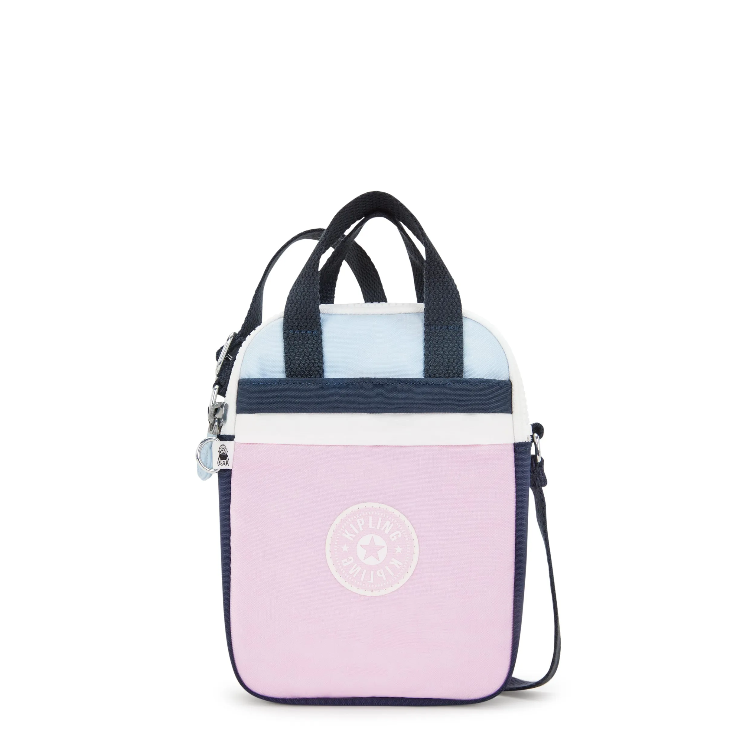 KIPLING-Levy-Small Crossbody with Zipped Closure & Top Ha-L Pink Blue Bl-I5459-9KR