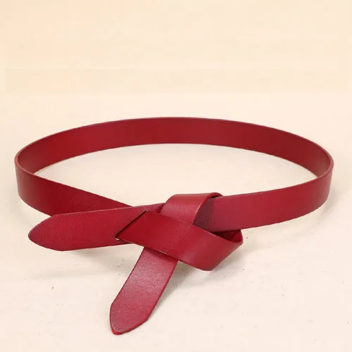Knotted Leather Belt