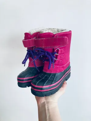 Lace Up  & Velcro Boots // 6 Toddler