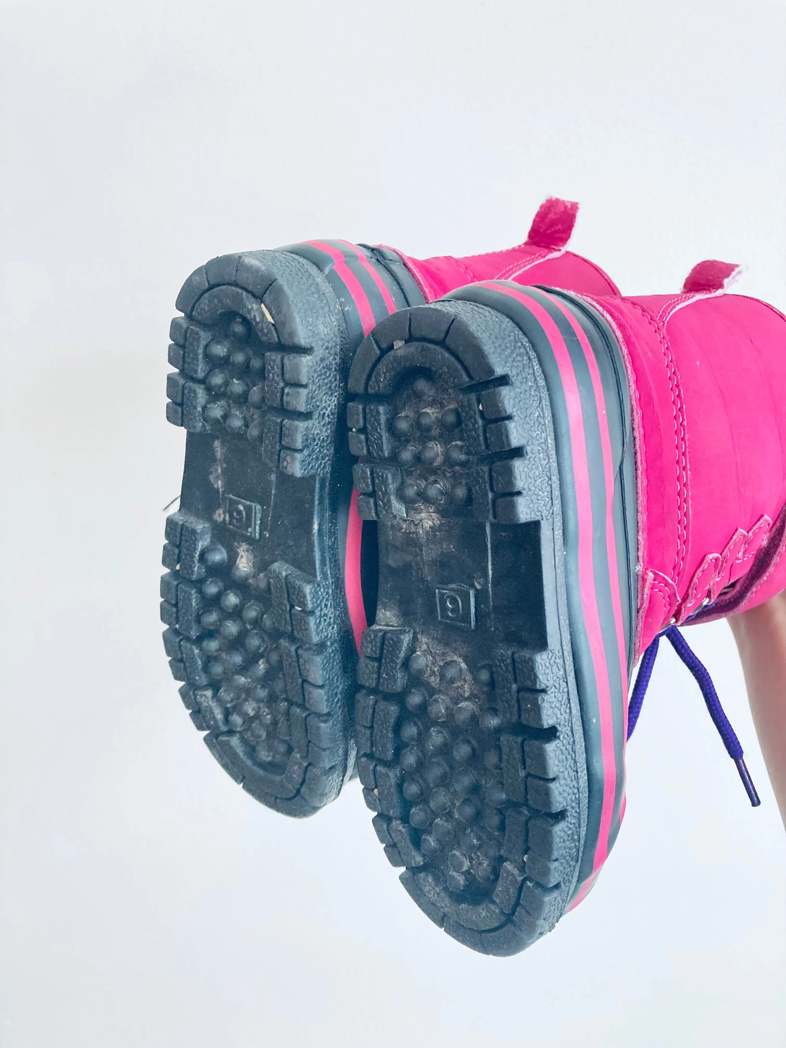 Lace Up  & Velcro Boots // 6 Toddler