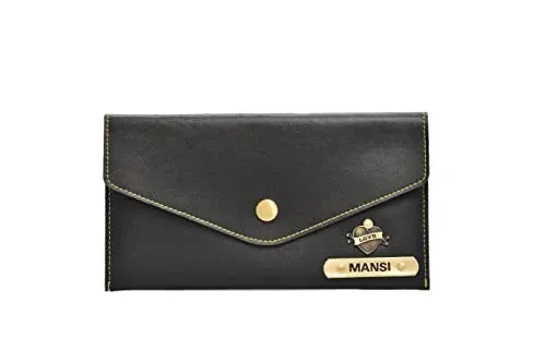 Ladies 3 Pc Combo 1.0 (Minimal Clutch 1.0, Eyewear, Keychain with Hook) (Black)