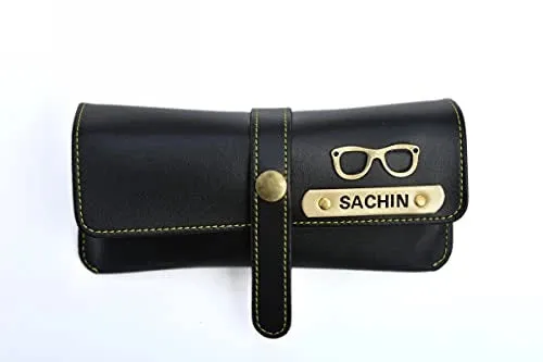 Ladies 3 Pc Combo 1.0 (Minimal Clutch 1.0, Eyewear, Keychain with Hook) (Black)