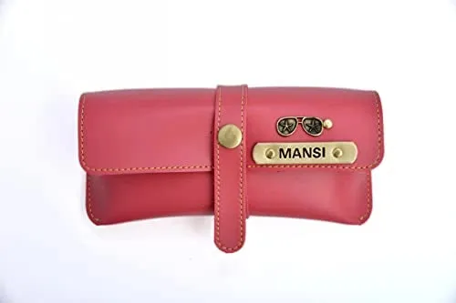 Ladies 3 Pc Combo 1.0 (Minimal Clutch 1.0, Eyewear, Keychain with Hook) (Pink)
