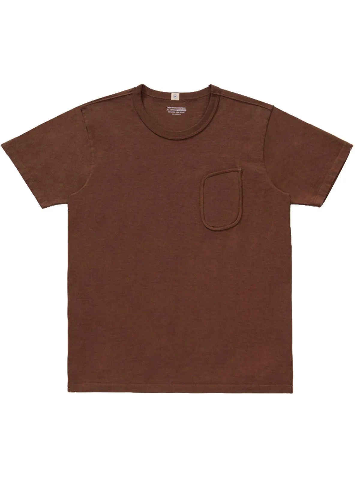 Lady White Co. Clark Pocket Tee Mahogany