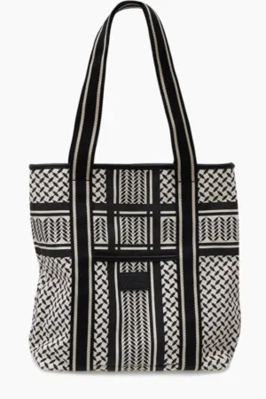 Lala Berlin - Tote bag - Black stripe - Carmela 2.0 Canvas sss