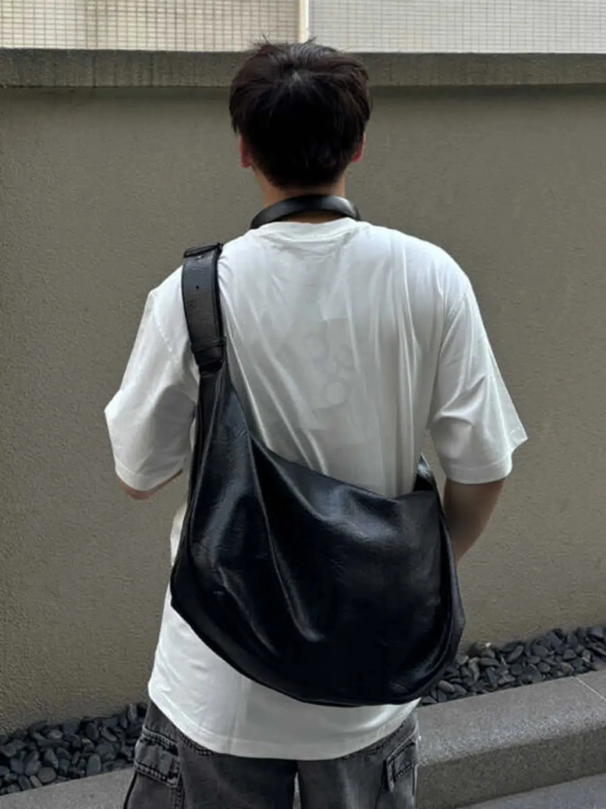 Large Leather Shoulder Bag
