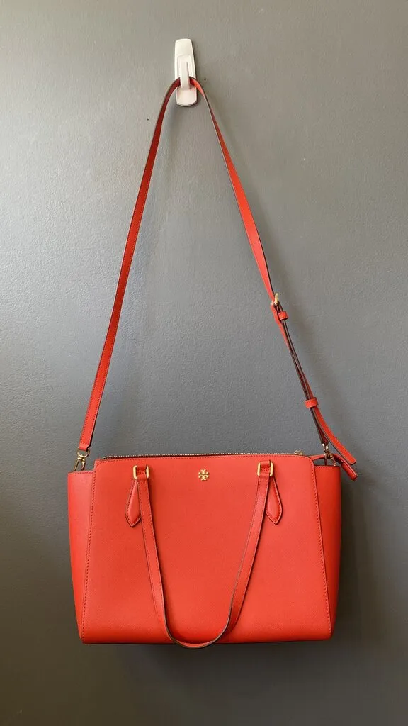 Leather Crossbody Tote Satchel Bag