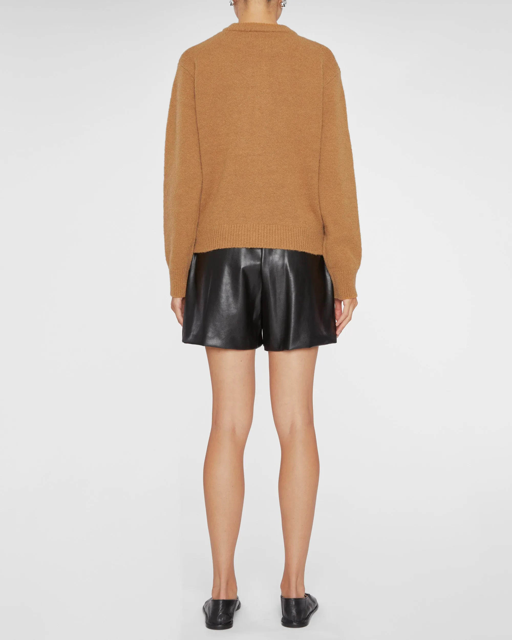 Leather Placket Henley