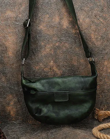 Leather Womens Saddle Shoulder Bags Saddle Vintage Crossbody Purses for Women
