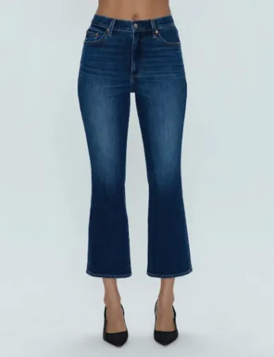Lennon High Rise Crop Boot- Greenwich
