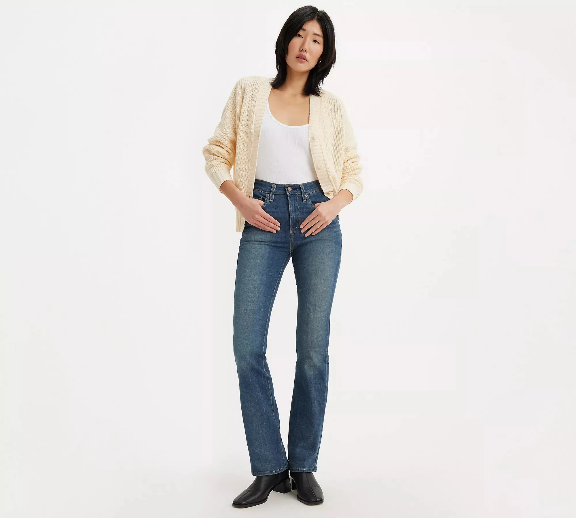 Levi’s 725 High-Rise Bootcut Jeans Mujer Azul