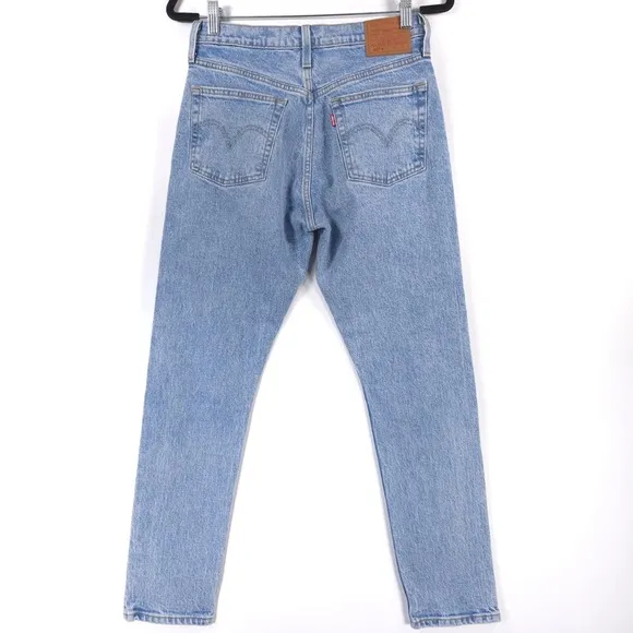 LEVI’S PREMIUM QUALITY CLOTHING 501 S Skinny Button Fly Jeans High Rise W27 L28