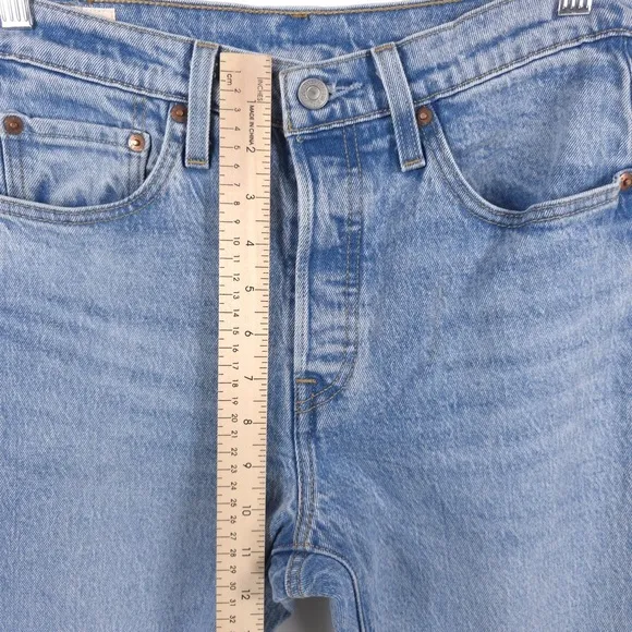 LEVI’S PREMIUM QUALITY CLOTHING 501 S Skinny Button Fly Jeans High Rise W27 L28