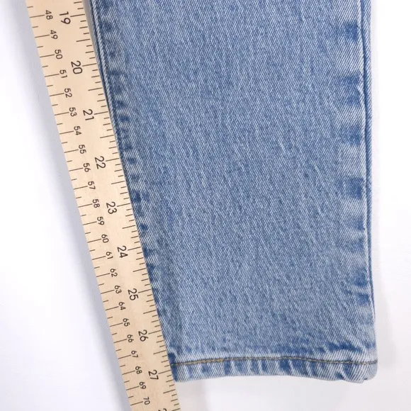 LEVI’S PREMIUM QUALITY CLOTHING 501 S Skinny Button Fly Jeans High Rise W27 L28