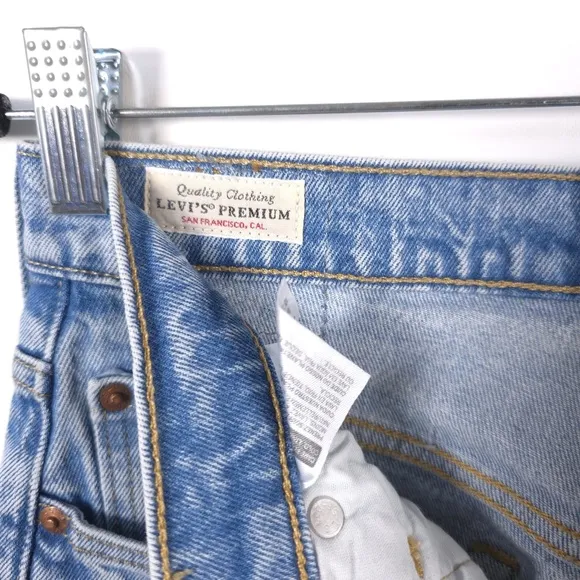 LEVI’S PREMIUM QUALITY CLOTHING 501 S Skinny Button Fly Jeans High Rise W27 L28