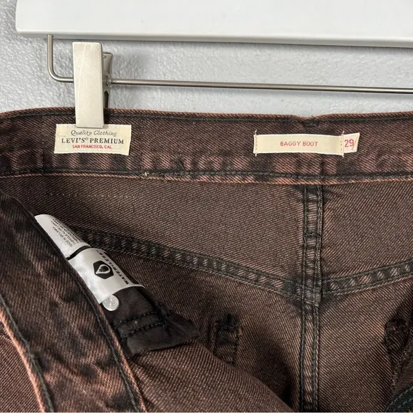 Levi's Premium Women's Baggy Mid-Rise Bootcut Jeans Size 29