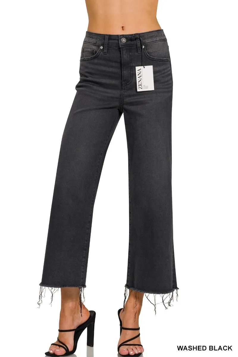 Lillian High Rise Crop Jean