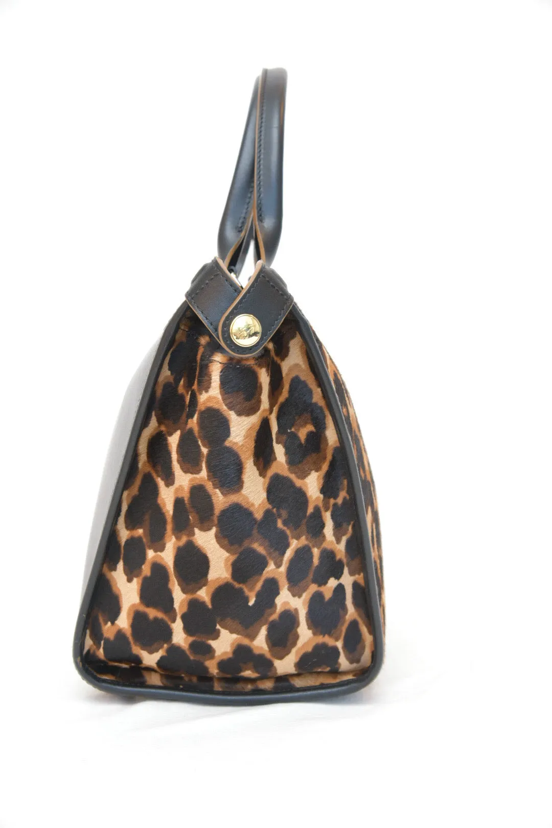 Longchamp Calf Hair Leopard Bag