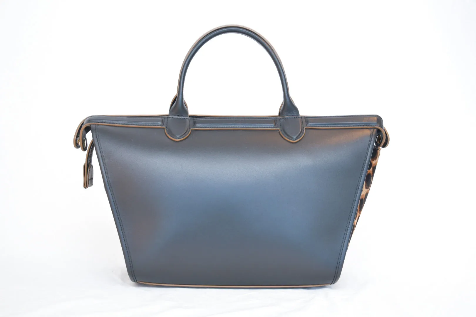 Longchamp Calf Hair Leopard Bag