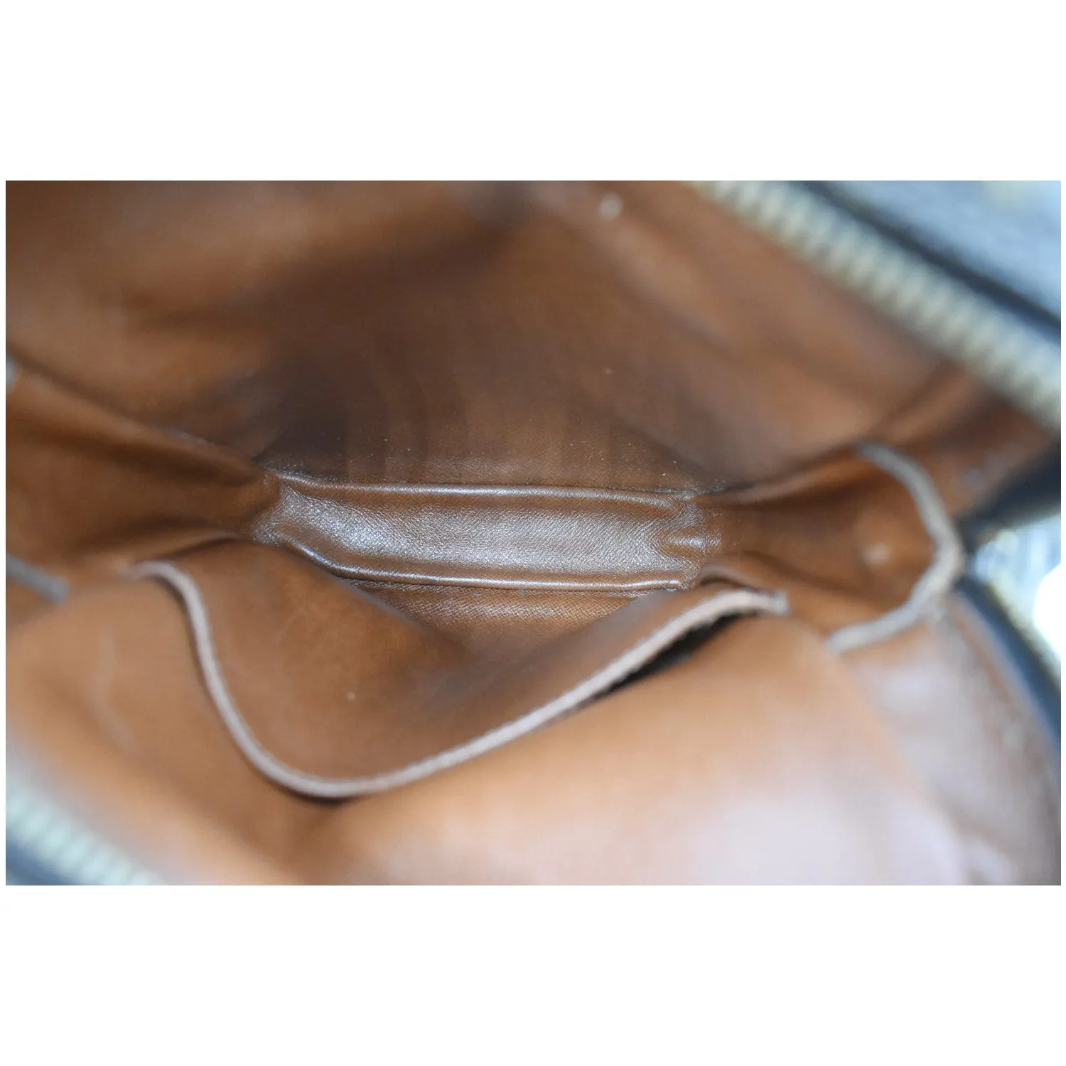 LOUIS VUITTON Amazone Monogram Canvas Crossbody Bag Brown