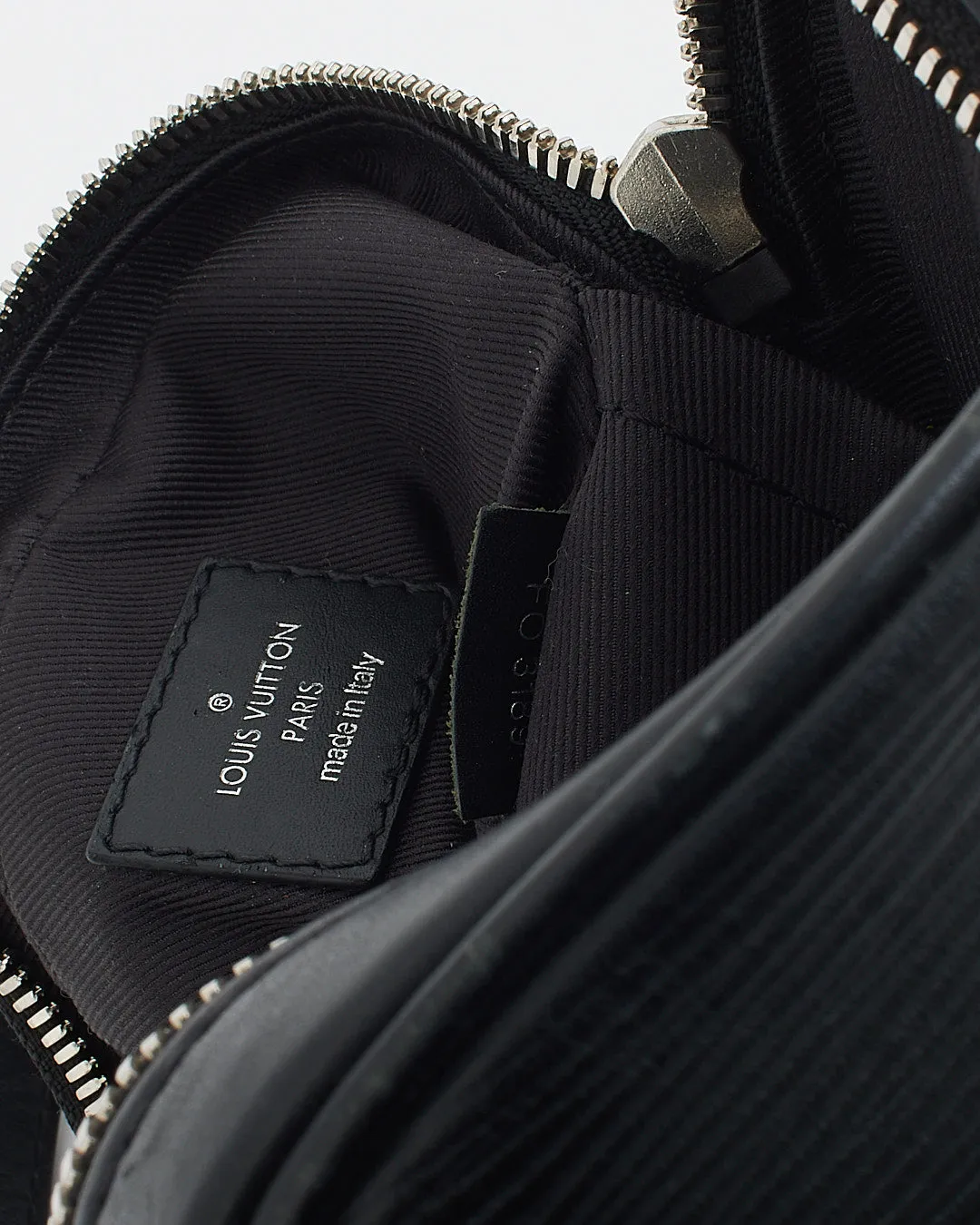 Louis Vuitton Black Epi Leather Danube Crossbody Bag