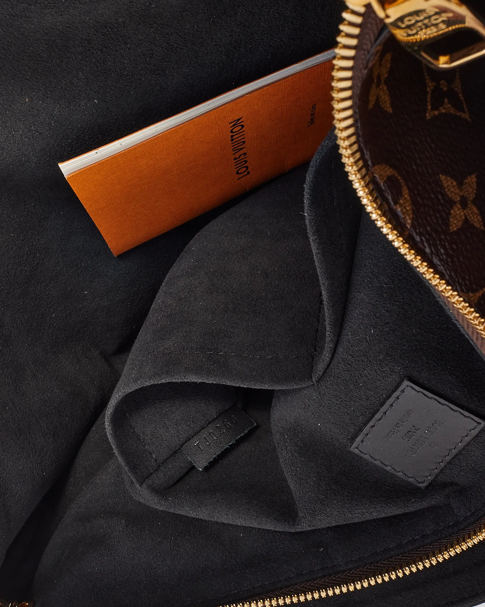 Louis Vuitton Black Monogram Canvas Flower Zip Tote MM