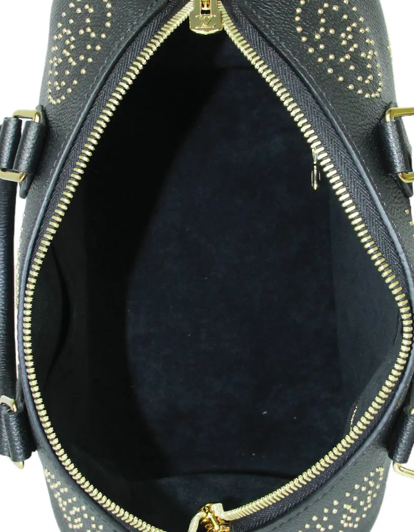 Louis Vuitton Black Studded Monogram Giant Speedy Bandouliere 25