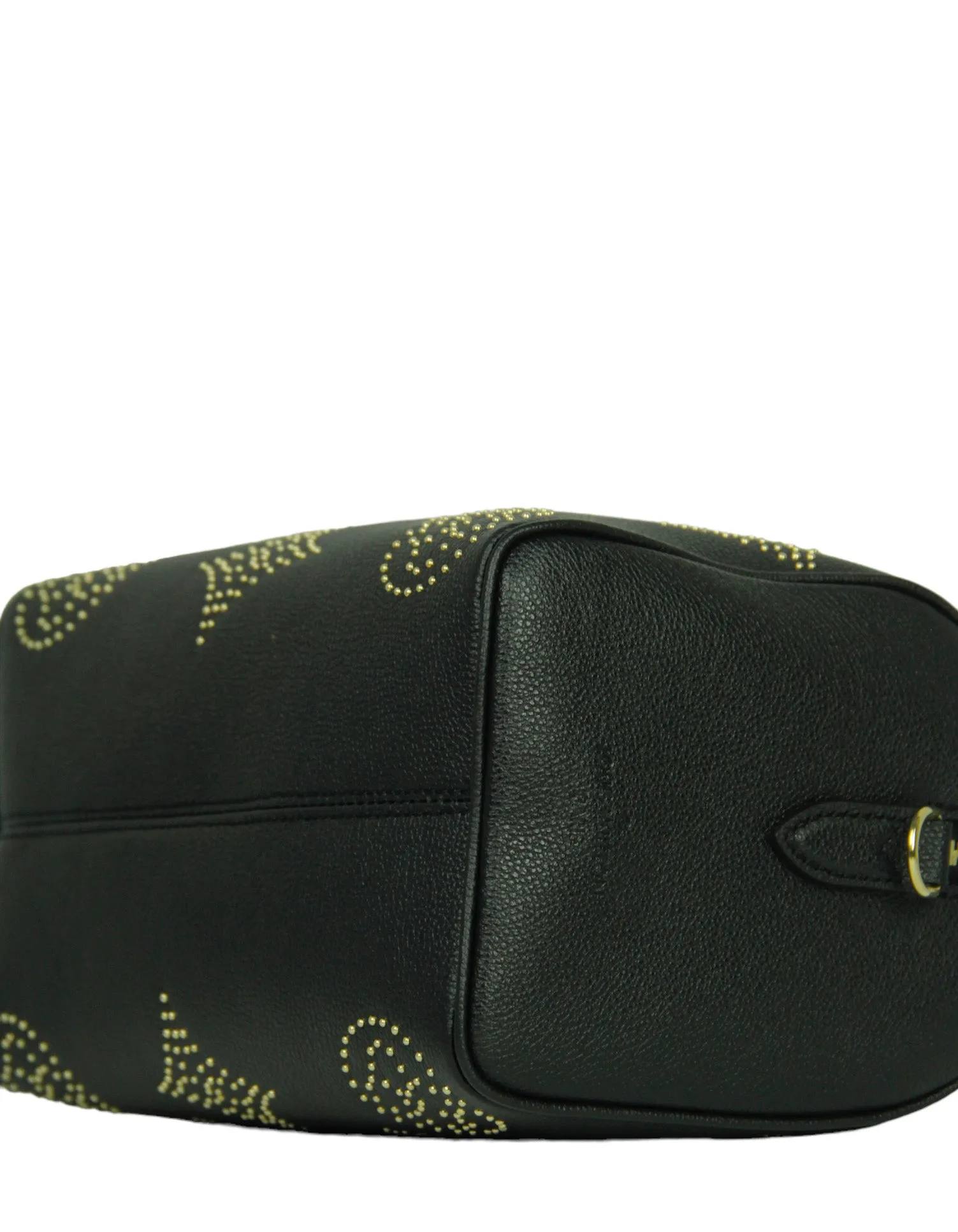 Louis Vuitton Black Studded Monogram Giant Speedy Bandouliere 25