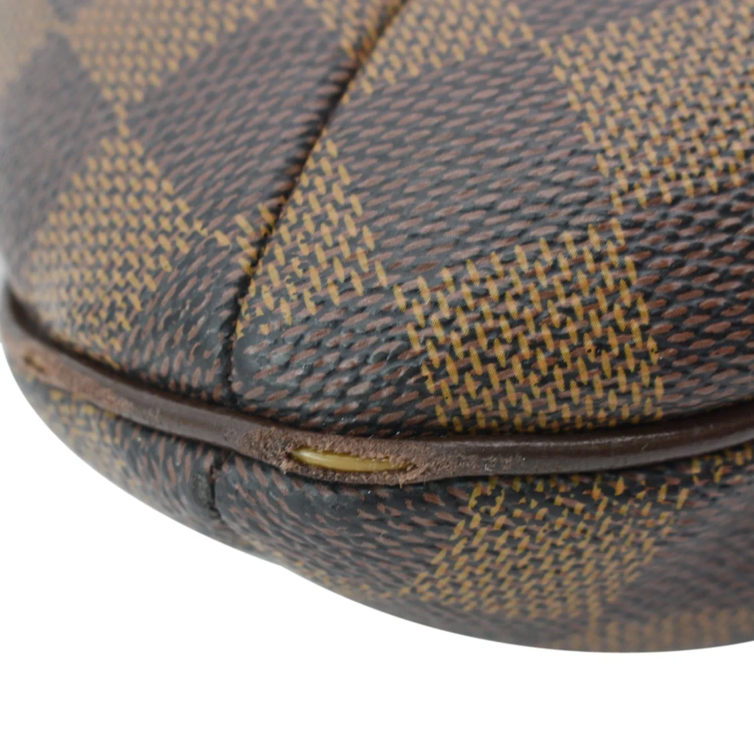LOUIS VUITTON Bloomsbury PM Damier Ebene Crossbody Bag Brown