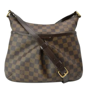 LOUIS VUITTON Bloomsbury PM Damier Ebene Crossbody Bag Brown