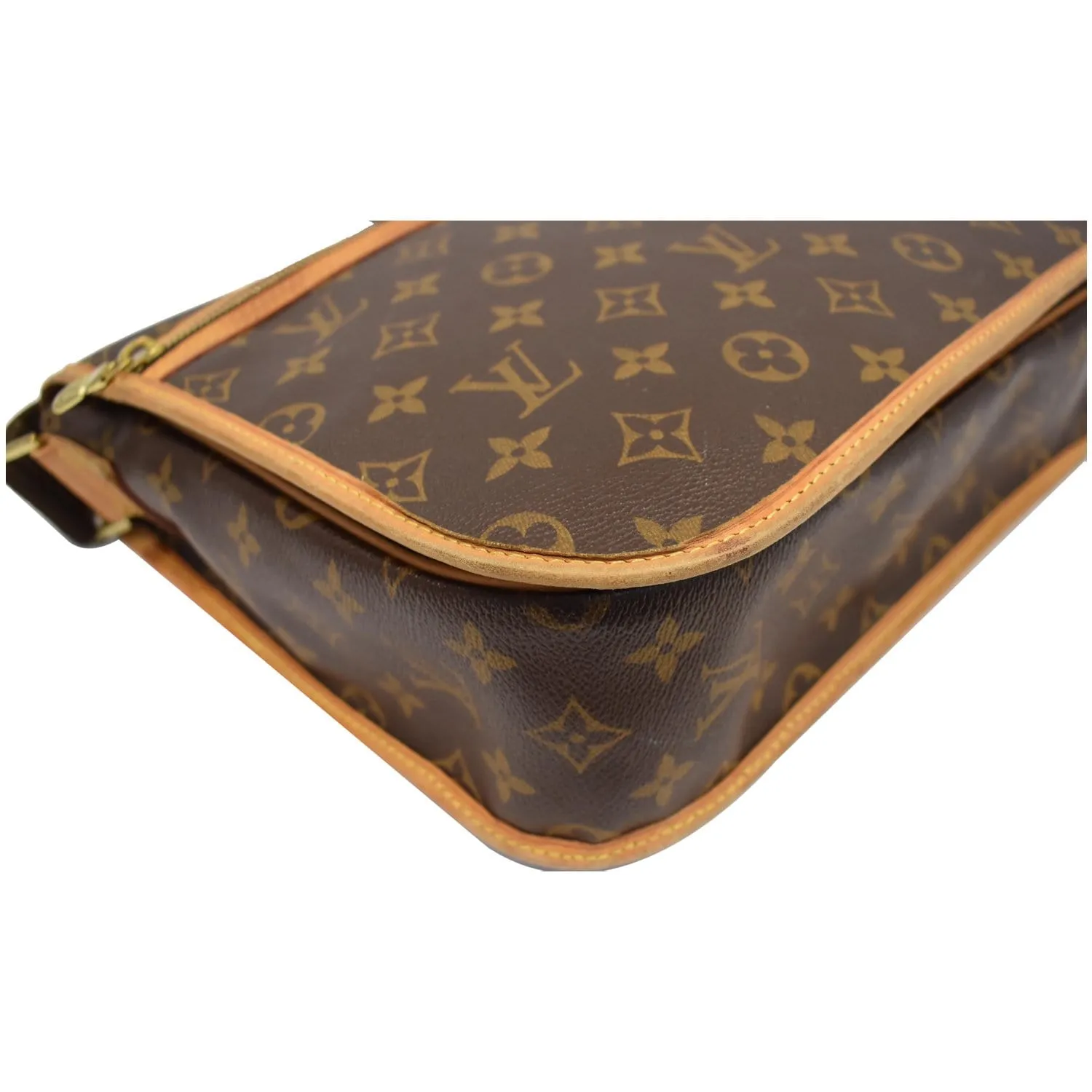 LOUIS VUITTON Bosphore GM Monogram Canvas Crossbody Bag Brown
