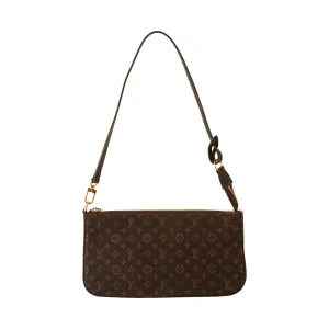 Louis Vuitton Brown Logo Shoulder Bag