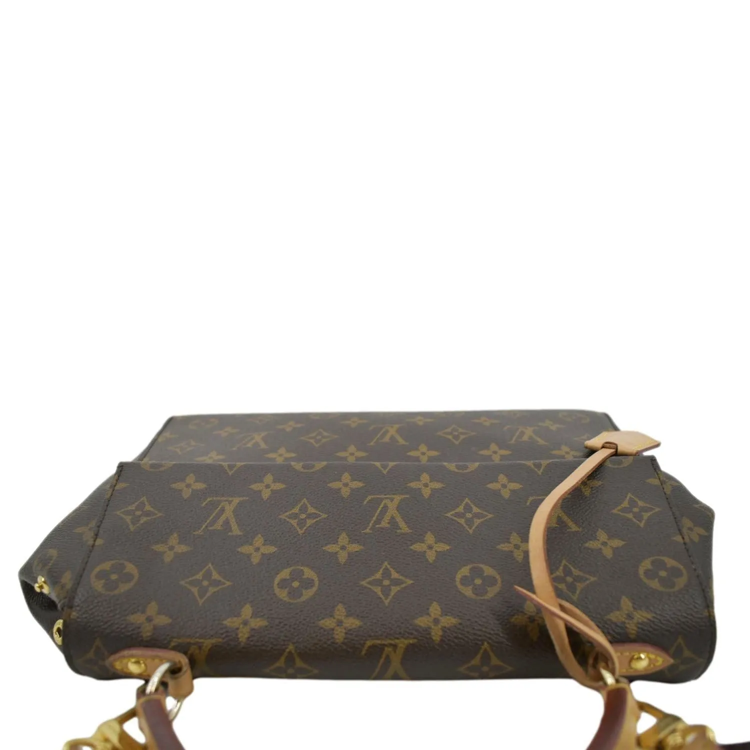 LOUIS VUITTON Cluny MM Monogram Canvas Shoulder Bag Brown