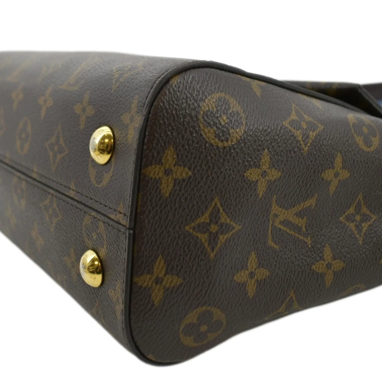 LOUIS VUITTON Cluny MM Monogram Canvas Shoulder Bag Brown