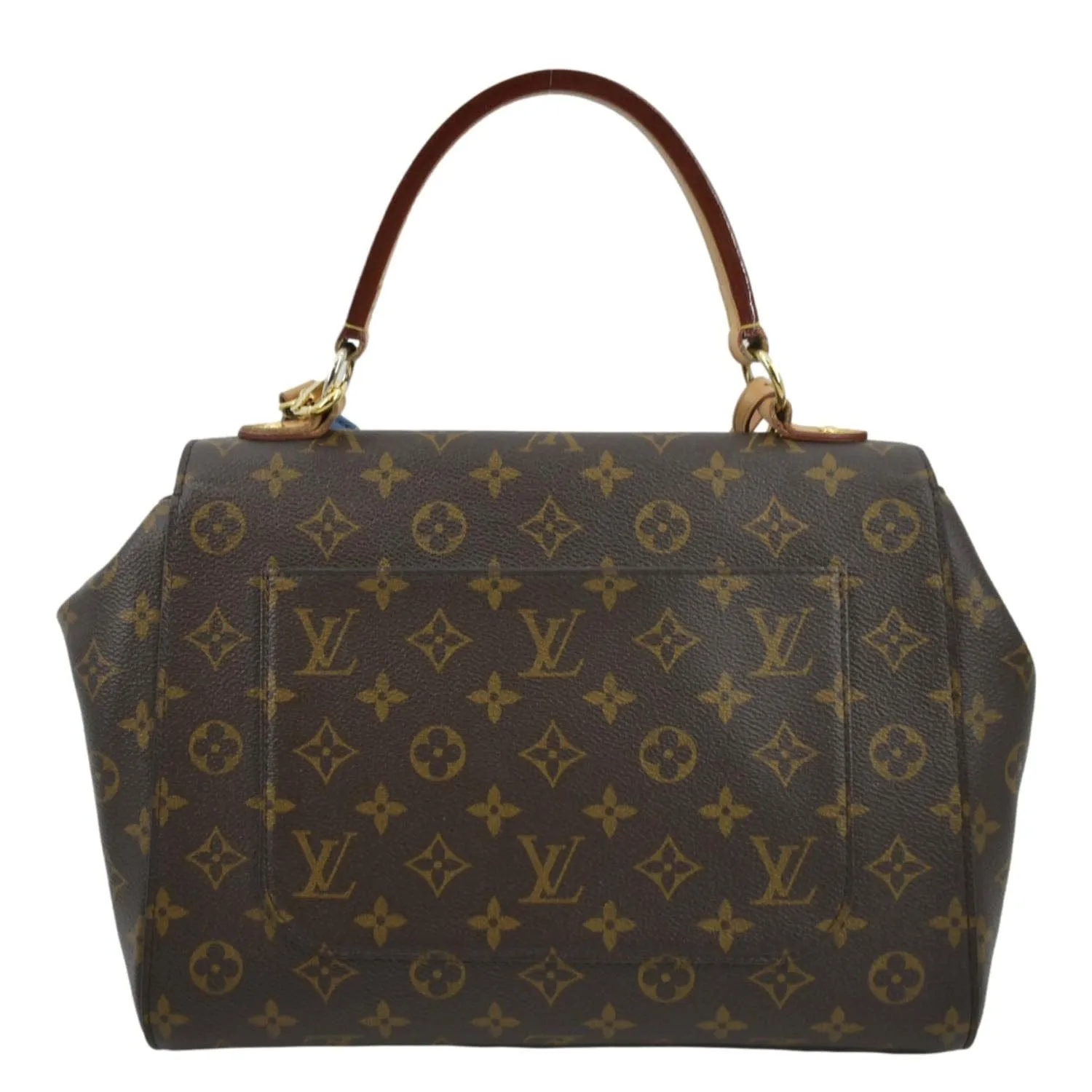 LOUIS VUITTON Cluny MM Monogram Canvas Shoulder Bag Brown